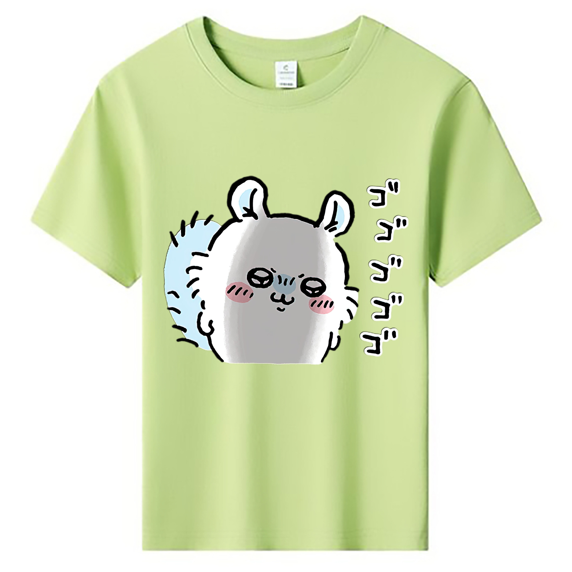 （画像用） ちいかわ モモンガ Chii-kawa Momonga 綿100％キッズTシャツ（フロントプリント）